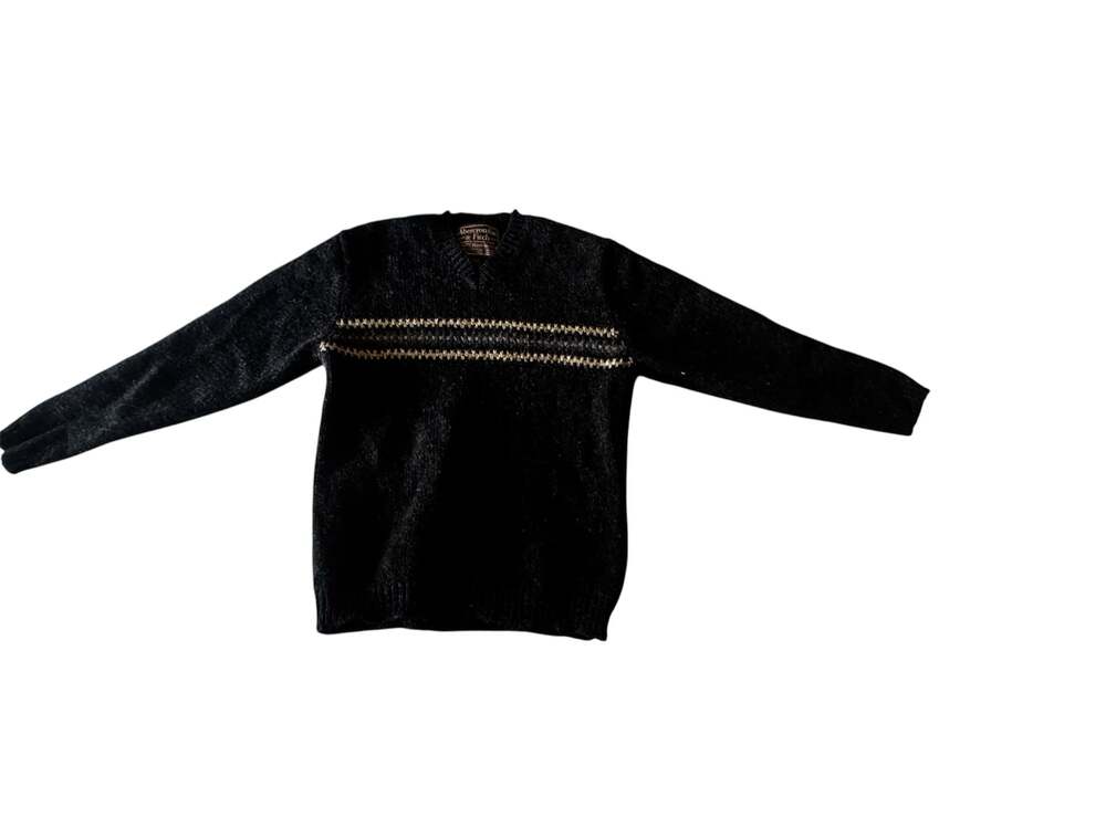 Mens vintage Abercrombie & Fitch Wool V-Neck Sweater
